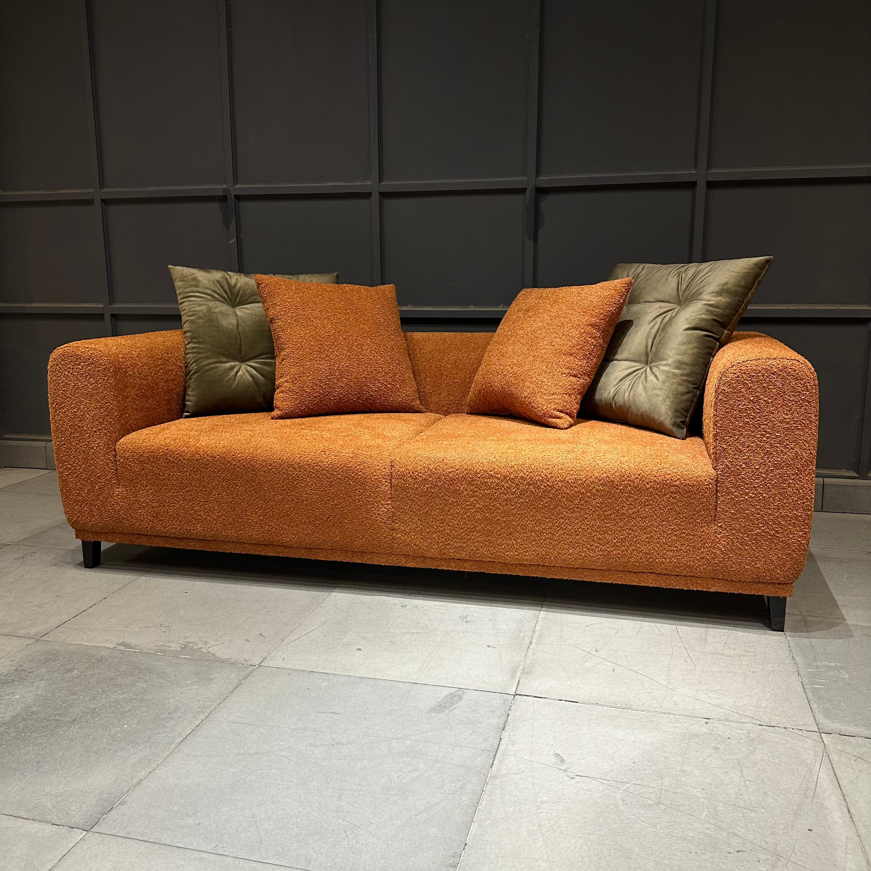 Sofa In Boucle Three Seater