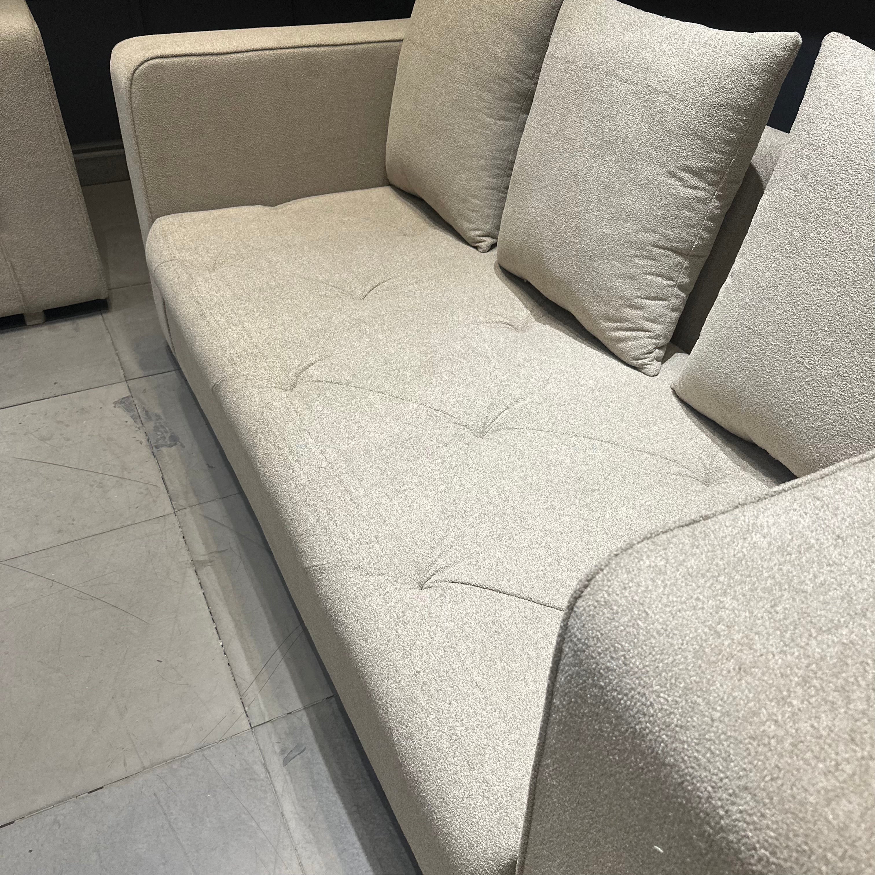 Diamond Pattern Sofa Four Seater