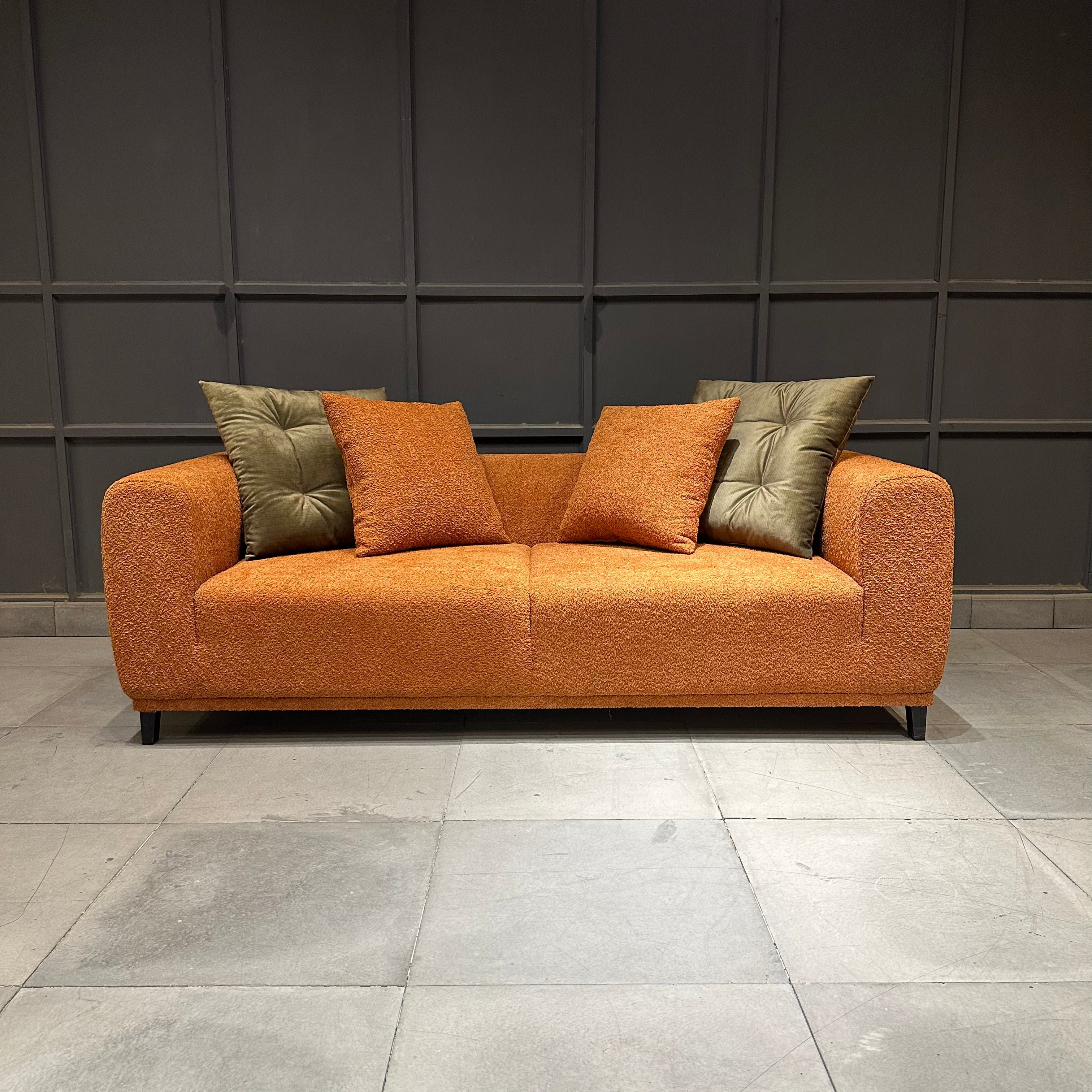 Sofa In Boucle Three Seater