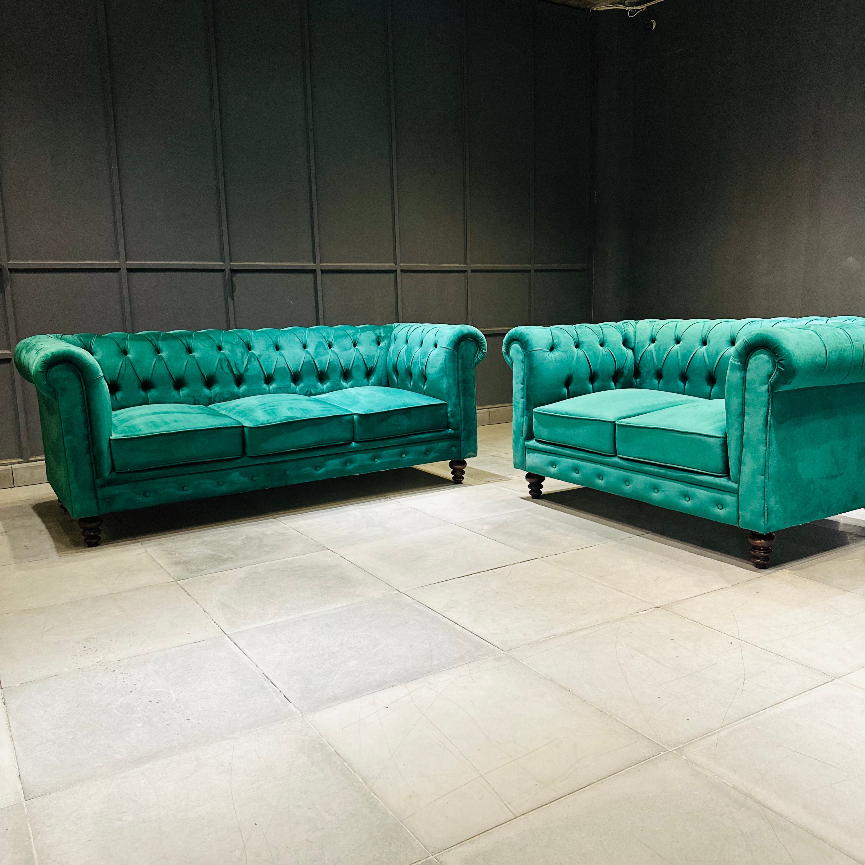 Traditional Chesterfield Sofa 3 Seater
