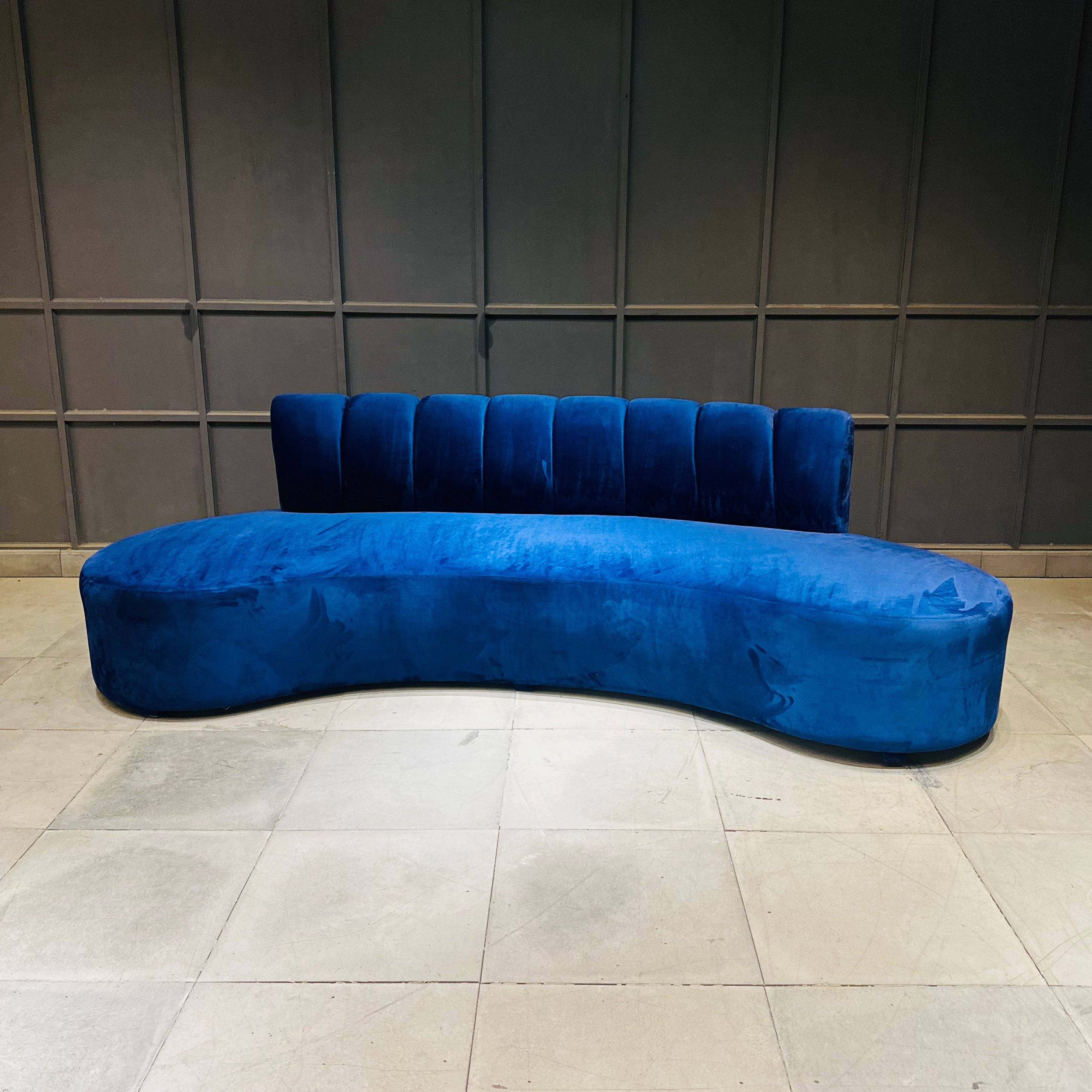 Curved Back Sofa 4 Seater